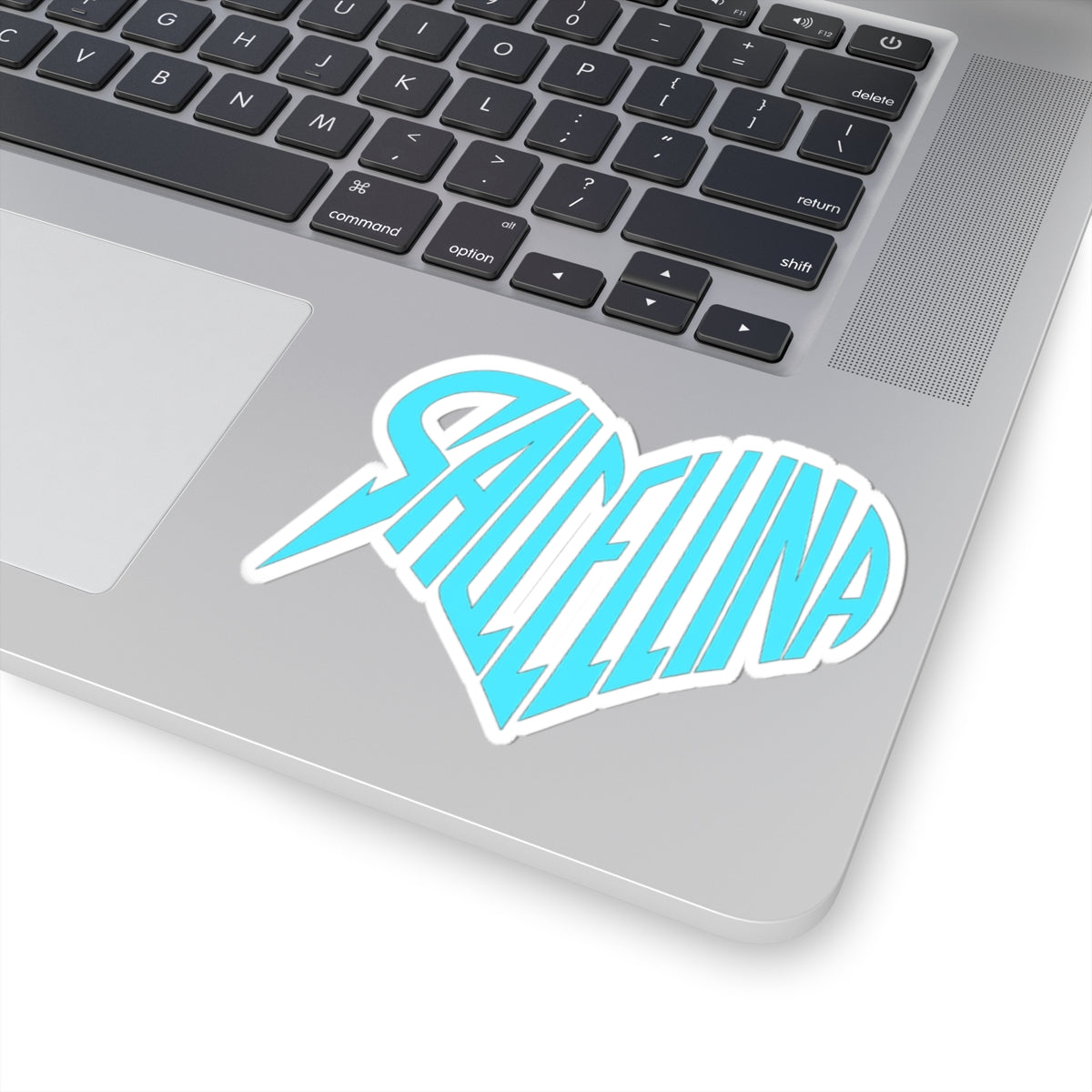 Saucellina Heartfelt Logo | Kiss-Cut Sticker