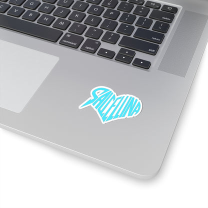 Saucellina Heartfelt Logo | Kiss-Cut Sticker