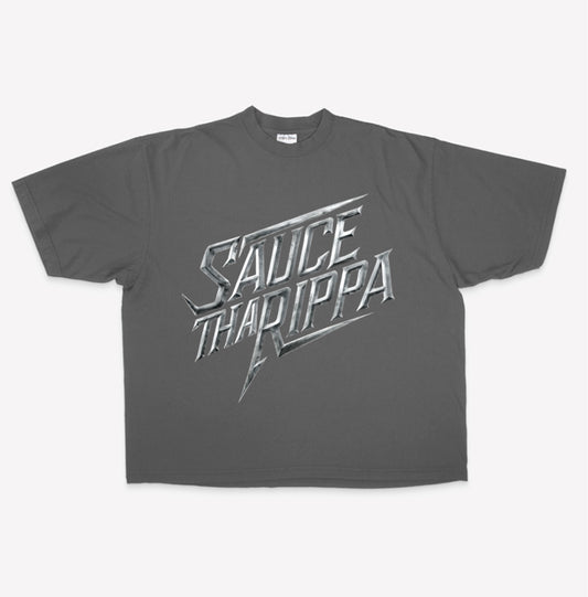 STR Metallic Tee | Drop Shoulder