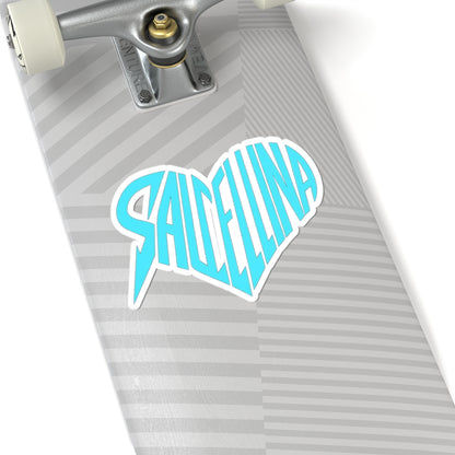 Saucellina Heartfelt Logo | Kiss-Cut Sticker