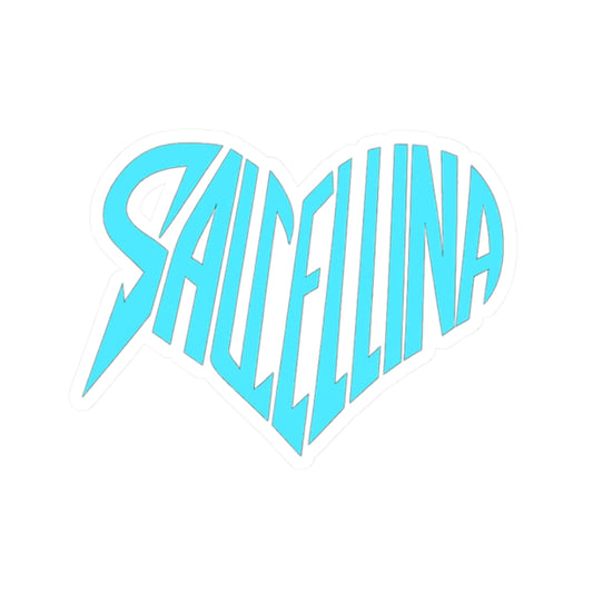 Saucellina Heartfelt Logo | Kiss-Cut Sticker