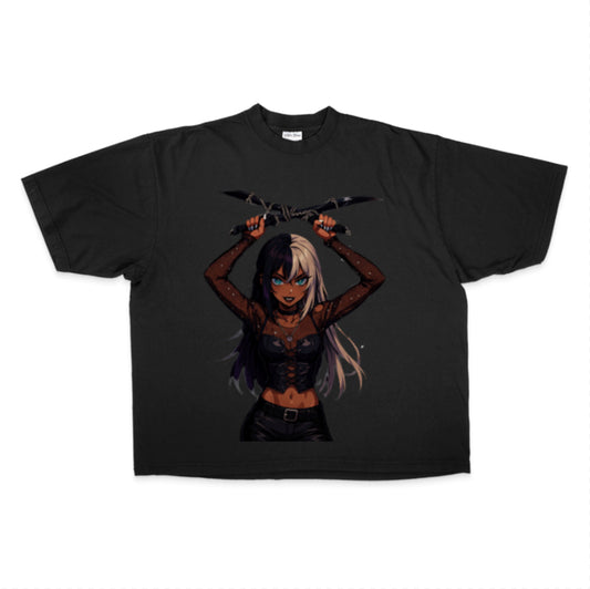 Sauce Tha Rippa Character Tee | Drop Shoulder